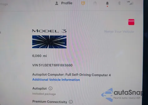 2024 Tesla Model 3 Performance All-Wheel Drive из США, поврежденный, VIN 5YJ3E1ET6RF893880